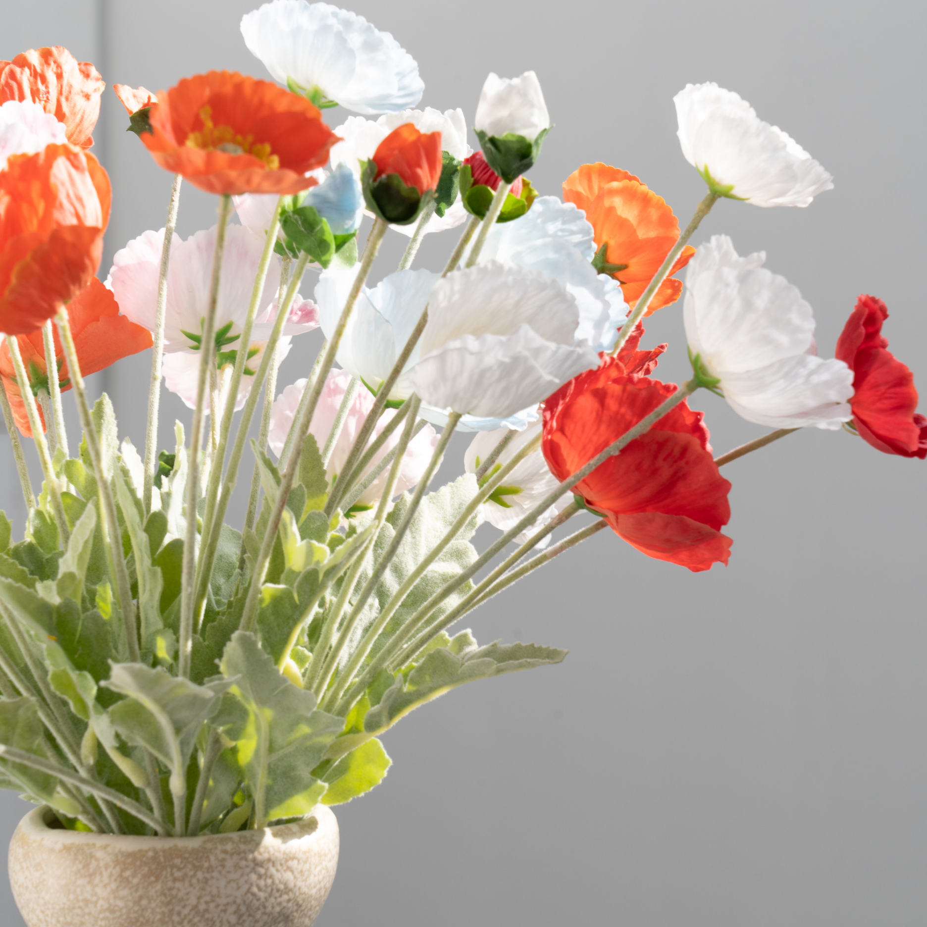 Künstliche Mohnblume